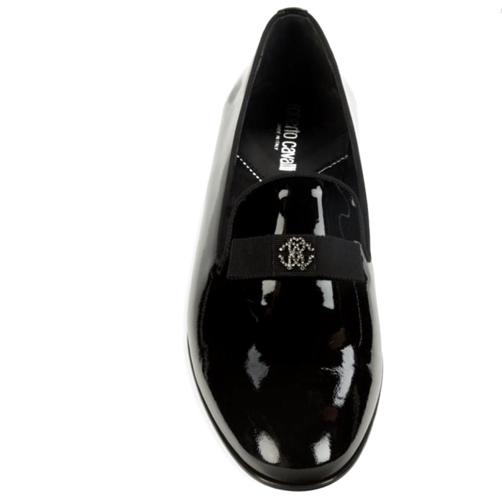 Roberto Cavalli Men’s Patent Leather Smoking Shoe